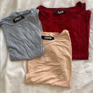 Set of 3 Reformation T shirts